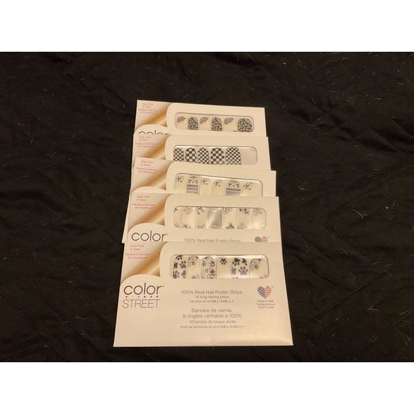 Color Street Nail Strips 5 SET Overlay Bundle