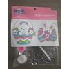 Easter Bunny Sun Catchers- Paint Craft Hangers Makes 2 -DIY