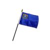 Nevada 4x6in Stick Flag - 1 dozen pack