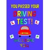 Passed Your Driving Test Card (Well Done, Blue)