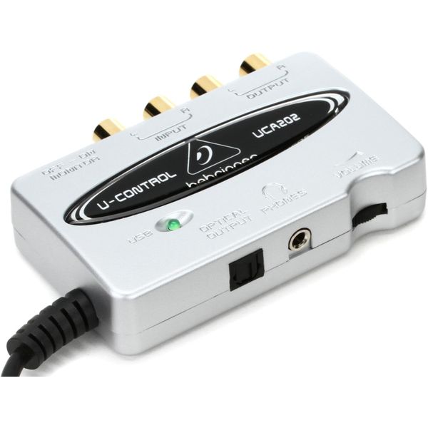 Behringer UCA202 U-Control Ultra low-latency 2 In/2 Out USB/Audio Interface