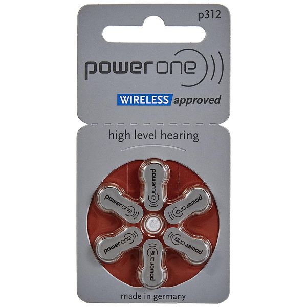 Powerone Hearing Aid Batteries, Type 10 13 312 675