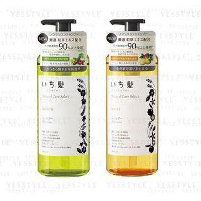 Kracie - Ichikami Natural Care Select Shampoo 480ml - 2 Types