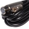 kenable XLR 3 Pin Socket to Single RCA Phono Plug OFC Audio Cable 3m [3 metres]