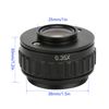 Microscope Adapter Camera Adapter 0.35X CTV Microscope Lens Camera Interface Adapters Mount Lens Adapter Microscope Accessory for Trinocular Stereo Microscope