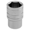 Draper 16515 1/4" Square Drive Micro Satin Chrome Metric Socket, 12 mm Size, Blue