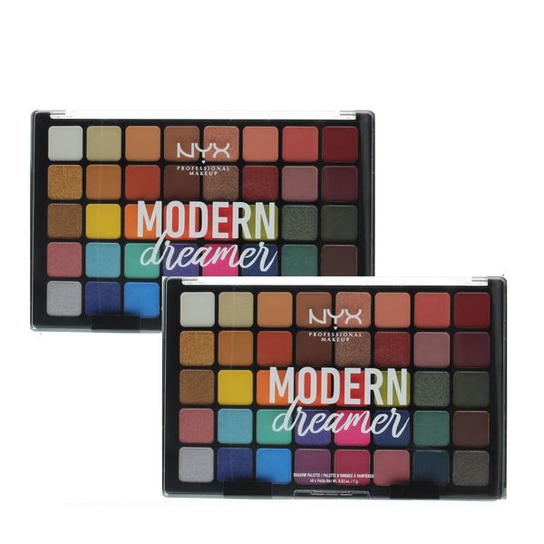 NYX Modern Dreamer Shadow Palette (40 Shades) - (2 Pack)
