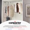 Compactor Aspispace XL Vacuum Compression Bag - 70X145 cm, Transparent, Reusable and Space-Saving