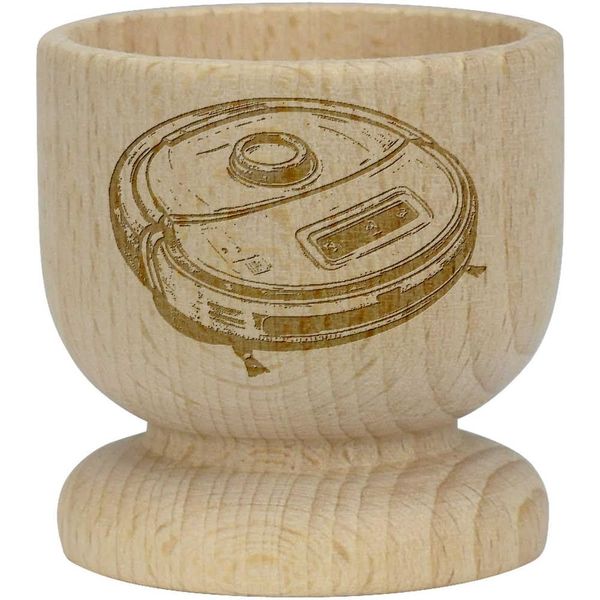 'Robot Vacuum' Wooden Egg Cup (EC00028077)