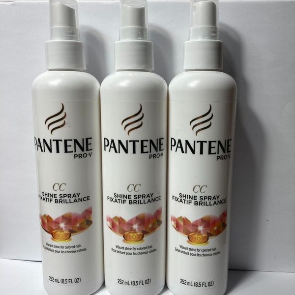 Pantene CC Shine Spray FIXATIF Brilliance Spray 3 Bottles DISCONTINUED