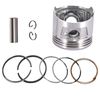 GOOFIT 47mm 4 Stroke Piston Ring Kit for 70cc Horizontal Engine ATV Scooter
