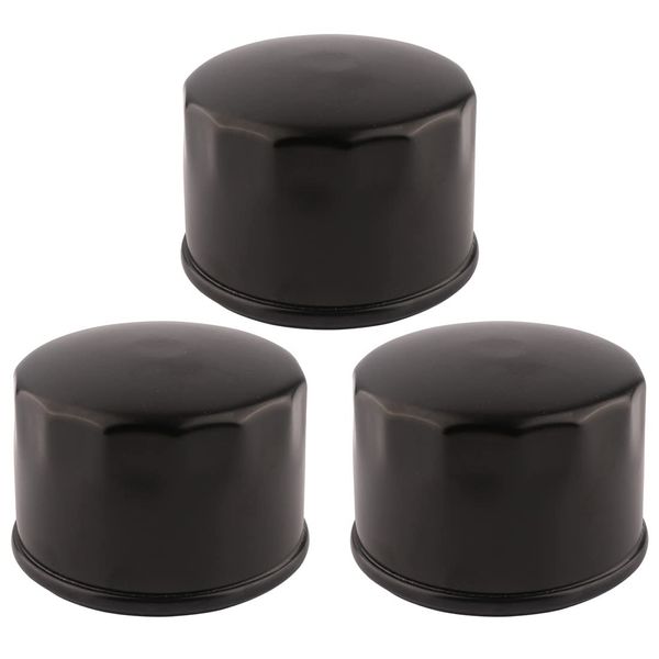 Abroman 3 pack 492932S Oil Filter Fits for Briggs & Stratton 492932 695396 696854 John Deere am125424 GY20577 LG492932S Kawasaki 49065-7007 Kohler 2505001 Tecumseh 36563 Lawn Mower Tractor