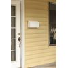 Gibraltar Mailboxes Windsor Small Capacity Rust-Proof Plastic White, Wall-Mount Mailbox, WMH00W04
