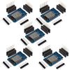 AZDelivery 5 x D1 Mini NodeMcu with ESP8266-12F with USB-C Connection WLAN Module CH340G Lua Compatible with Arduino Includes E-Book