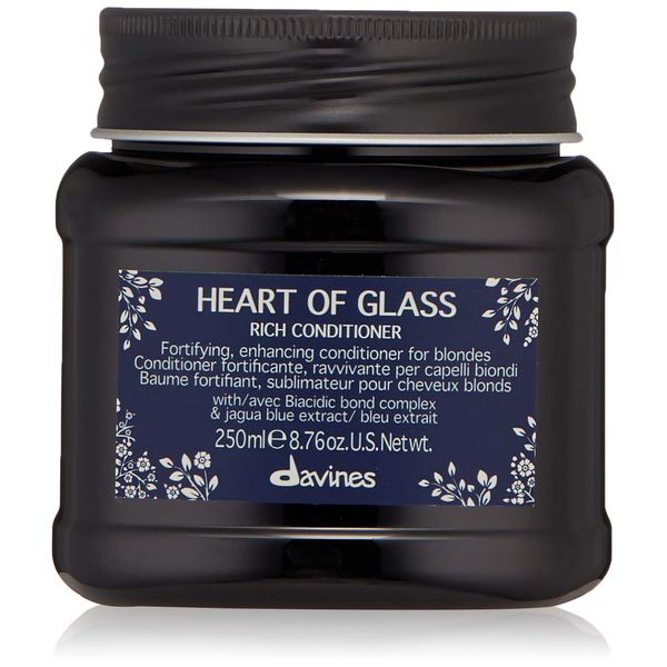 Davines Heart of Glass Rich Conditioner for Blonde Care, 8.76 oz.