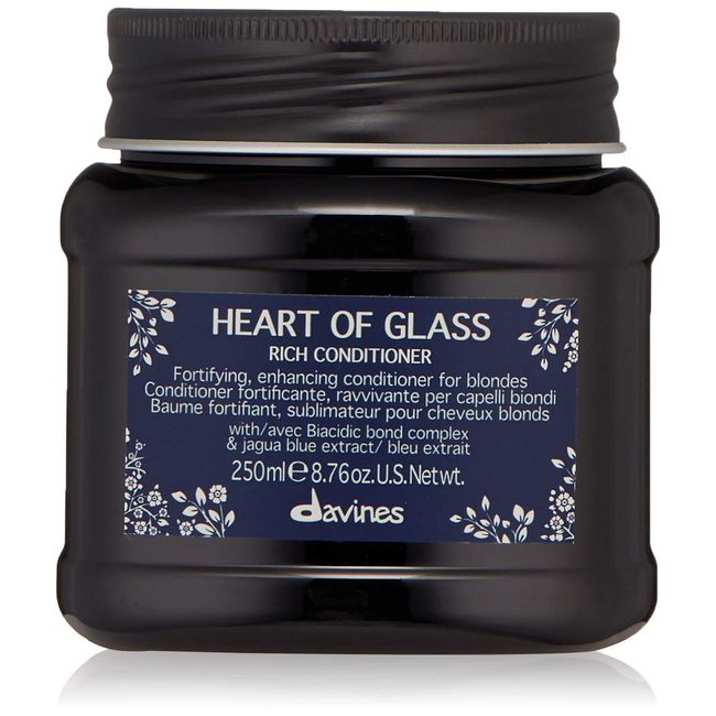 Davines Heart of Glass Rich Conditioner for Blonde Care, 8.76 oz.