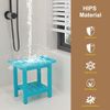 HIPS Shower Benches for inside Shower, Shower Stool with Space-Efficient Storage