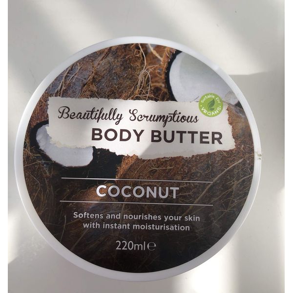 Beautifully scrumptious coconut body butter 220ml