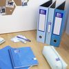 Oxford Premium A4 Ring Binder, Light Blue Single Folder, 25mm Capacity