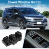 A ABSOPRO Power Window Switch Front Left Driver Side Window Control Switch for Honda CR-V 2012-2016 Black