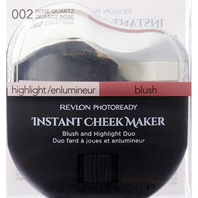 Revlon Photoready INSTANT CHEEK MAKER Blush and Highlight Duo,  02 Rose Quart...