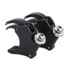 XFMT Detachable Windshield Clamps Compatible with Harley (49mm - Black)