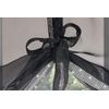 Ibiza White Glitter Trim Tie Blind
