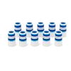 BB Socket, 1 Silver Line Series, White, Set of 10