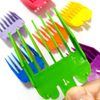 12 Pcs Clipper Guards Cutting Guides Set for MC2/MC3/Multi-Purpose79607-1/24" to 1", Multiple Colors