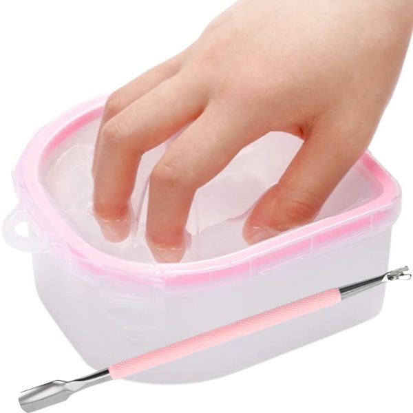 FinalState Finger Dipper [Manicurist Recommended Finger Heater for Accelerating Gel Floatation and Cuticle Softening] Cuticle Treatment, Cuticle Care, Nail Off, Gel Nail Off, Cuticle Pusher, 2-in-1