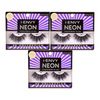 i-ENVY Neon Collection Stylish & Trendy 3D Lash (3 PACK, 04)