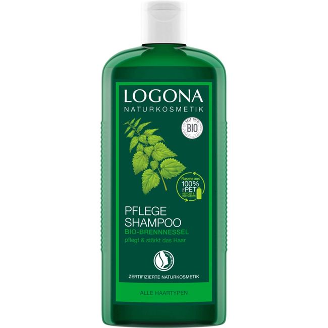 Logona Essential Shampoo Nettle, 8.8 fl oz (250 ml) x 1