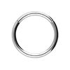 PIERCINGLINE Titanium Segment Ring Clicker, Piercing for Nose, Septum, Ear, Helix or Tragus, Titanium, Without Stone
