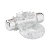 Sensuelle Bullet Ring Clear 7 function Vibrating Couples Ring, New