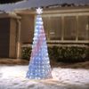 MEMBERS MARK PRE LIT 6' COLOR CHANGING TREE W/ 19 FUNCTIONS, SILVER *NEW