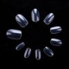 Kingsie Nail Tips, Set of 600, 10 Different Sizes, Oval, Short, False Nails, Plain, Fake Nails, Gel Nails, Nail Supplies, Nail Art, DIY, Practice, Professional, Beginners, Transparent