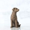 Willow Tree Love My Dog-Dark Figurine, RESIN Multi-Colour, 4 x 3 x 8.5 cm