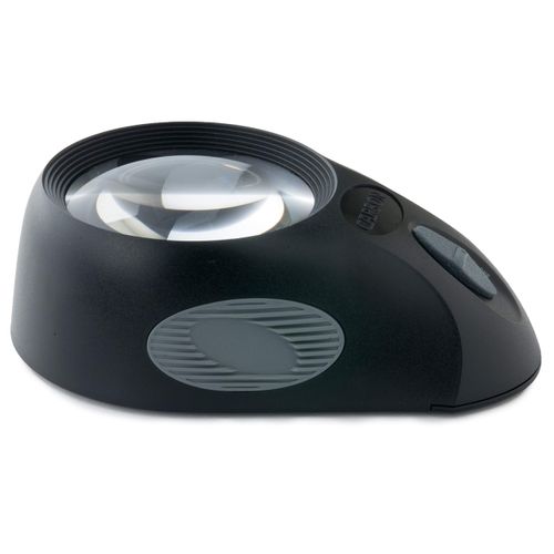 Carson LumiLoupe Ultra 5x LED Lighted Stand Loupe Magnifier with 3 Brightness Settings (LL-88)