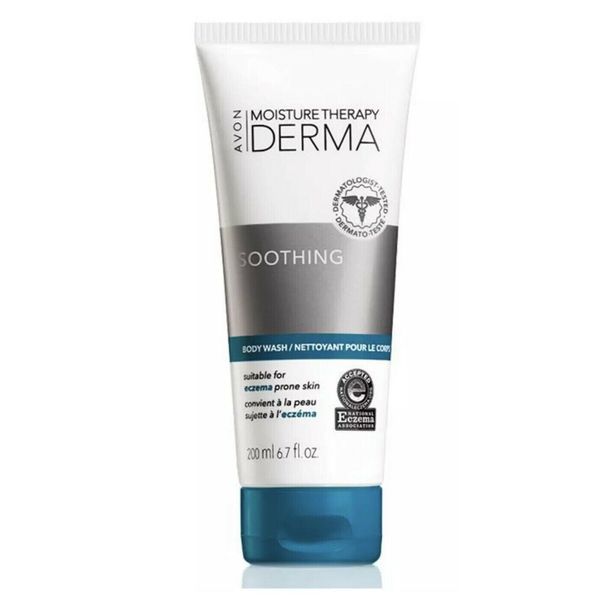 AVON MOISTURE THERAPY DERMA SOOTHING BODY WASH FOR ECZEMA PRONE SKIN  6.7 oz