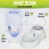 Zone Tech - Premium Quality Durable Self-Dispensing Gravity 3.7 Liters Pet Waterer