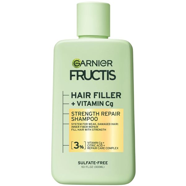 Garnier Fructis Hair Filler Strength Repair Shampoo with Vitamin Cg, 10.1 FL OZ, 1 Count