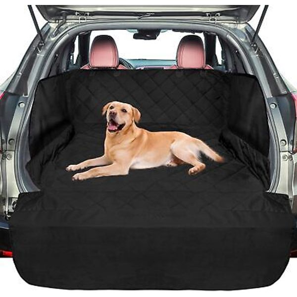 SUV Cargo Liner for Dogs Waterproof Pet Cargo Cover with Side Flaps Non-Slip