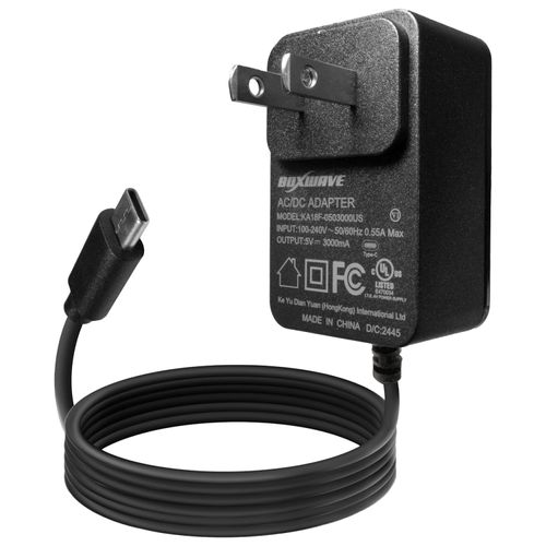 BoxWave Charger Compatible with Ledger Nano S Plus - Wall Charger Direct (15W), Rapid Charge Your Device with Built-in 6ft Cable