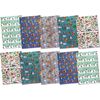 Robelli Assorted Traditional Wrapping Paper - Set 2 (10)