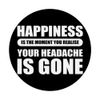 Headache is gone Migraine Sufferer PopSockets Swappable PopGrip