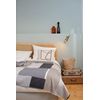 David Fussenegger [W0724] [W2404] Flannel Blanket Patch Anthracite 200 x 140 cm