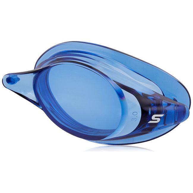 SWANS SRCL-7N NAV Swimming Goggles, Prescription Lens, Navy, S-4.00, Racing, Non-cushioned, Anti-Fog, Lenses Are For Adults Only, World Aquatics Approved