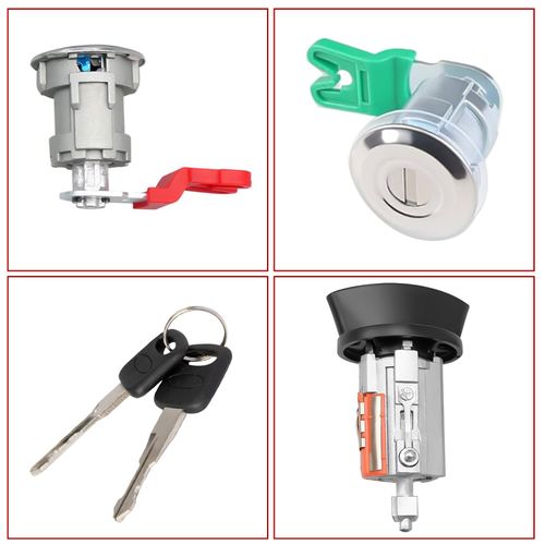 Ignition Switch Lock Cylinder Door Lock Cylinder fit for 1997-2020 for Ford Econoline E-150 E-250 E-350 Van Door Lock Key Cylinder 703369 597638 707624 DL5886 Ignition Switch Lock Cylinder