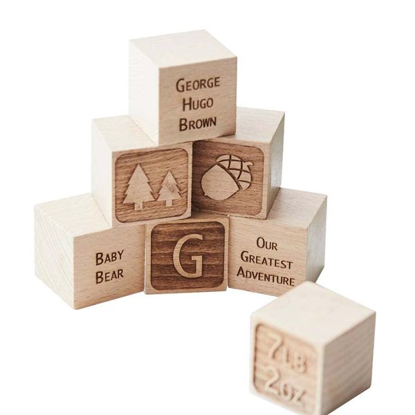 Adventure Personalised Keepsake Building Block