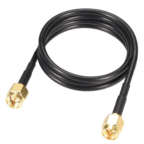 uxcell RF174 Adapter Connector RG174 SMA Male to SMA Male Copper Cable 0.5M Length